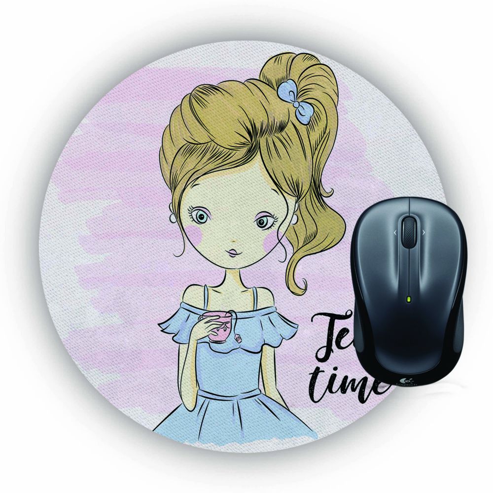 Tea Time Mouse Pad (Round)