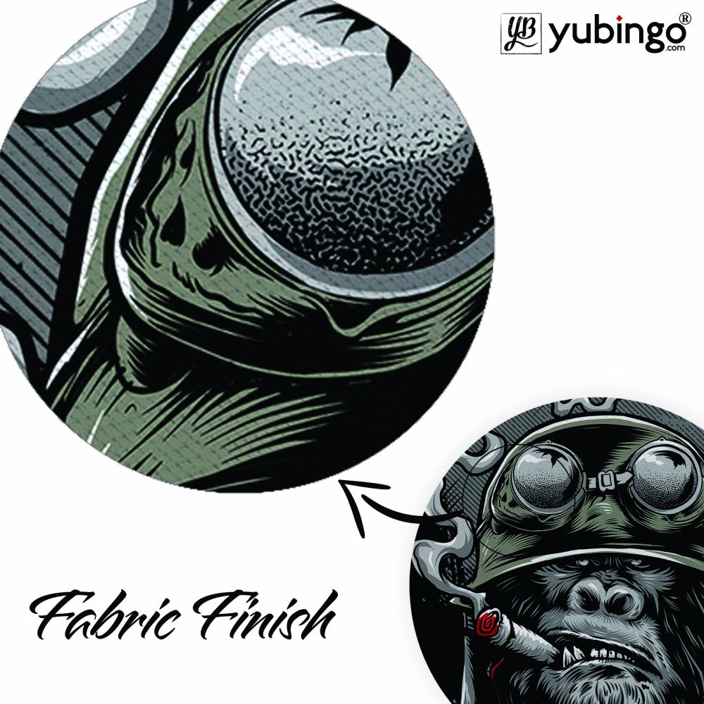 The Angry Ape Mouse Pad (Round)-Image3