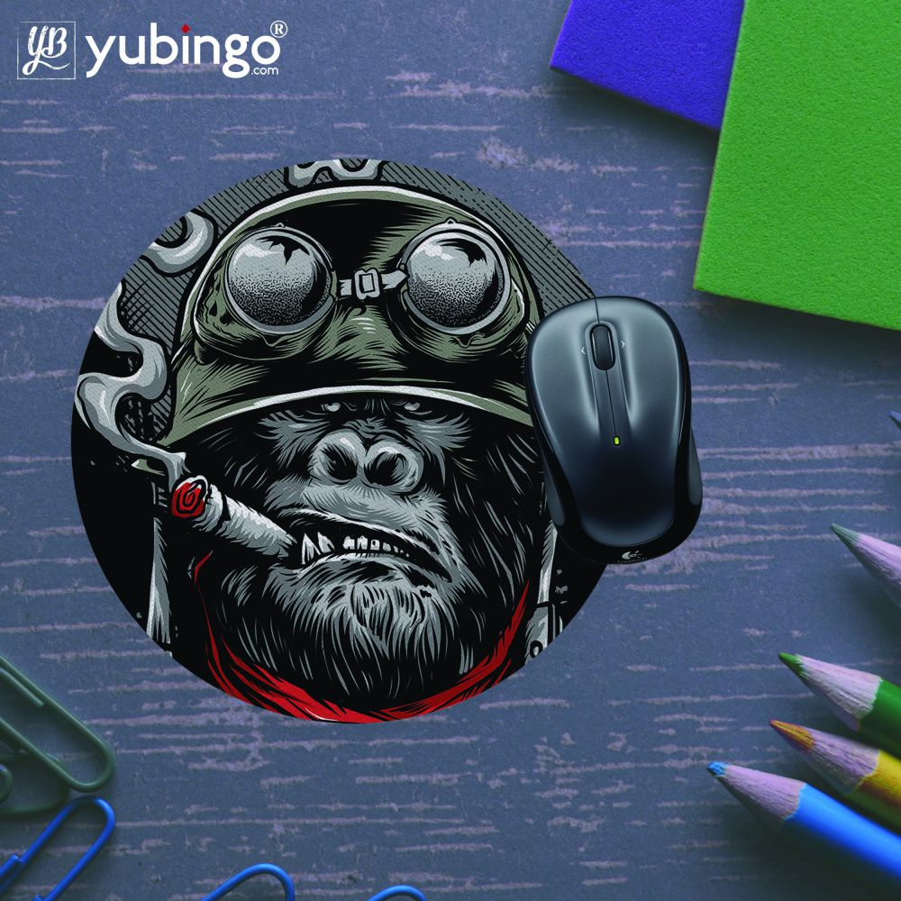 The Angry Ape Mouse Pad (Round)-Image5