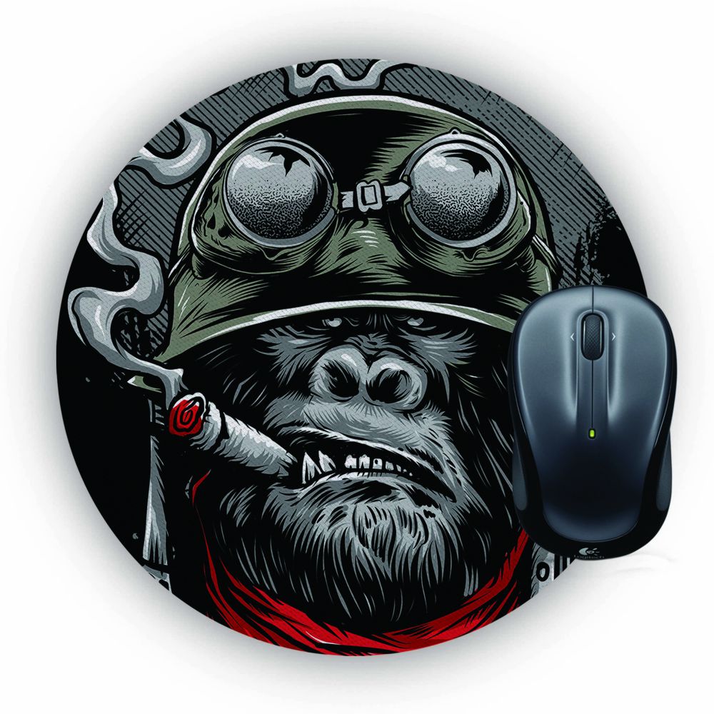The Angry Ape Mouse Pad (Round)