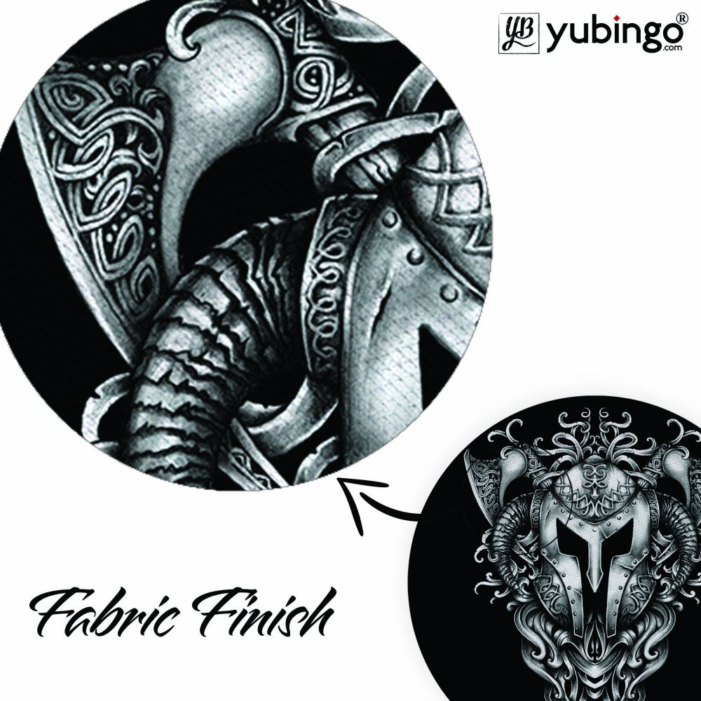 The Armor of Viking Mouse Pad (Round)-Image3