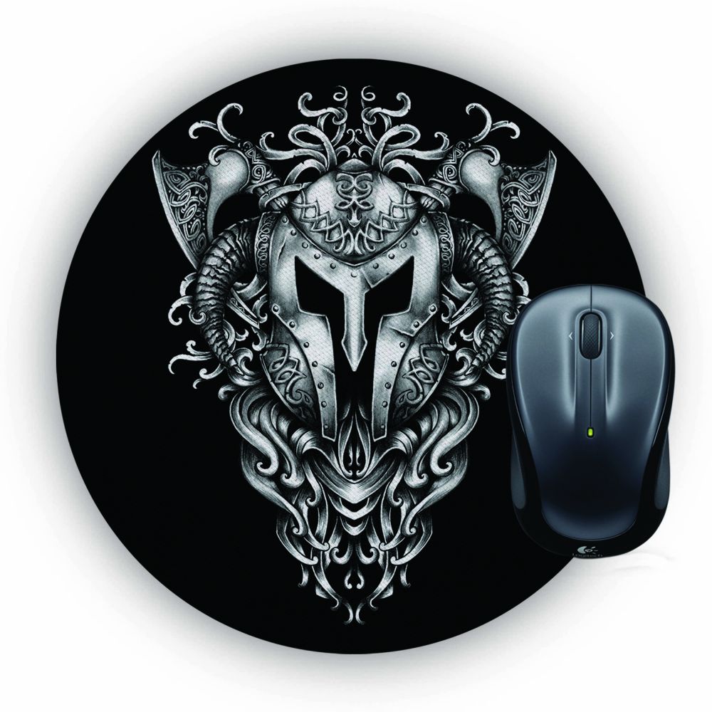 The Armor of Viking Mouse Pad (Round)