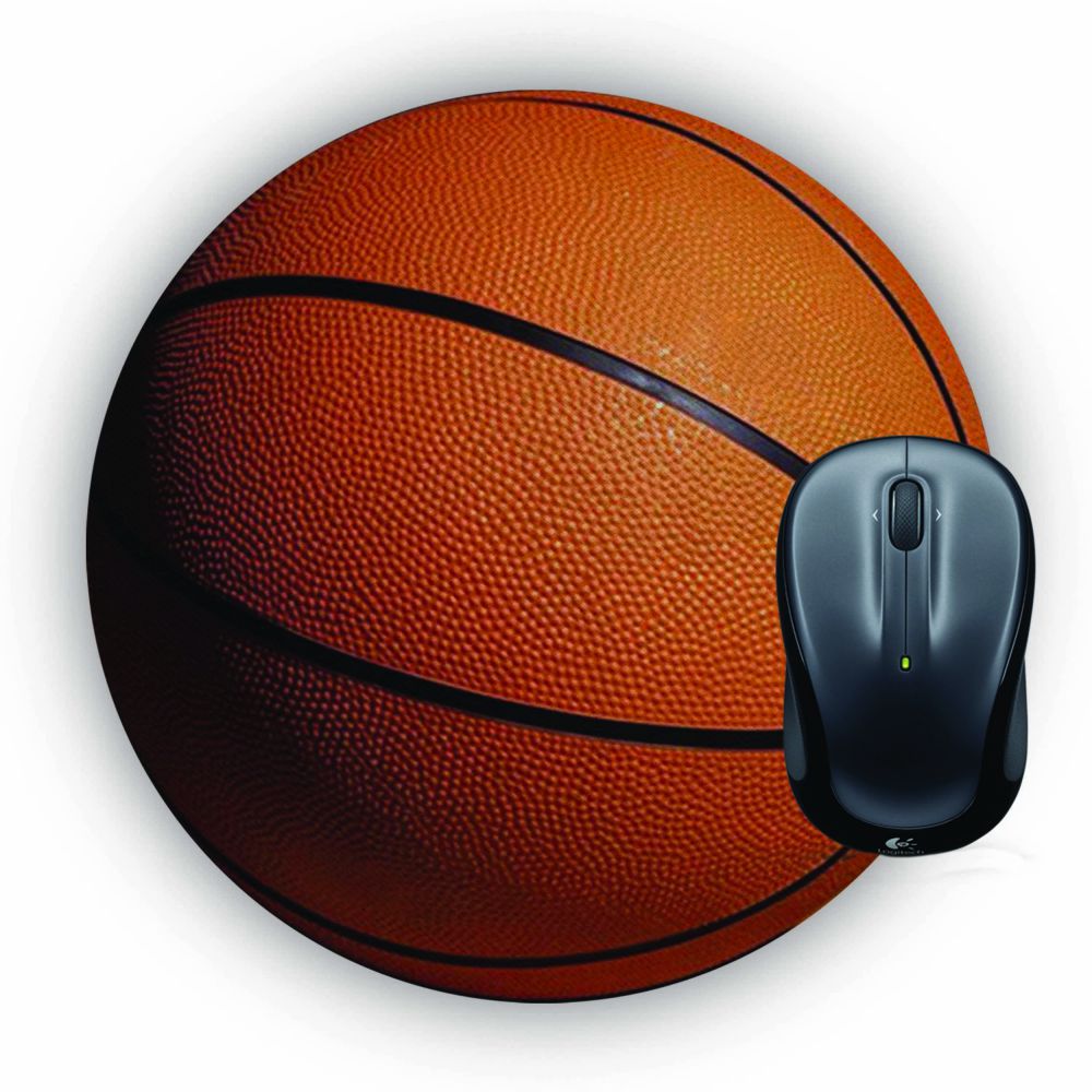 The Basketball Mouse Pad (Round)