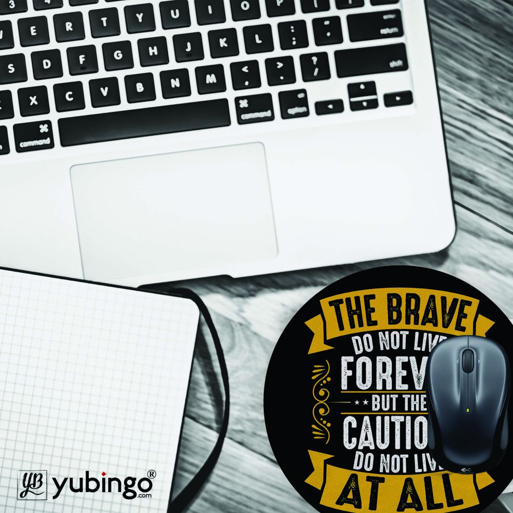 The Brave Mouse Pad (Round)-Image4