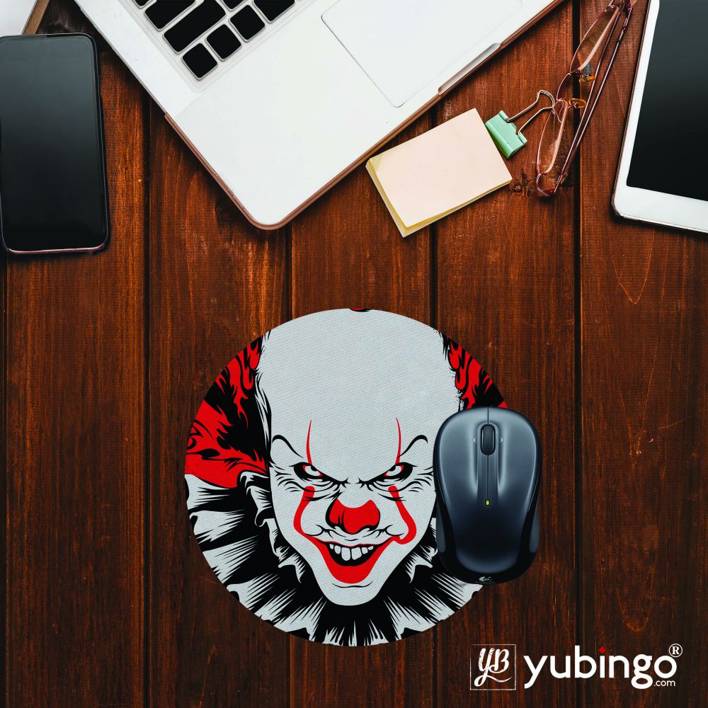 The Clown Mouse Pad (Round)
