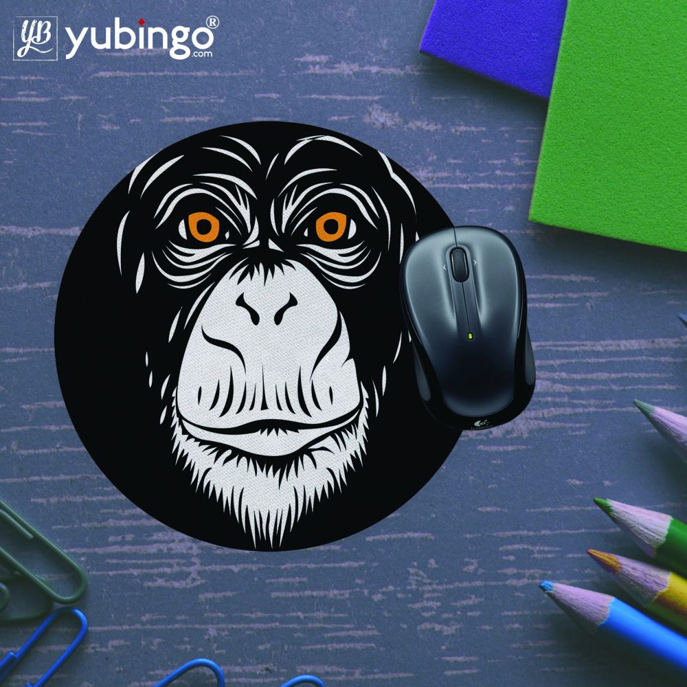 The Monkey Mouse Pad (Round)-Image5
