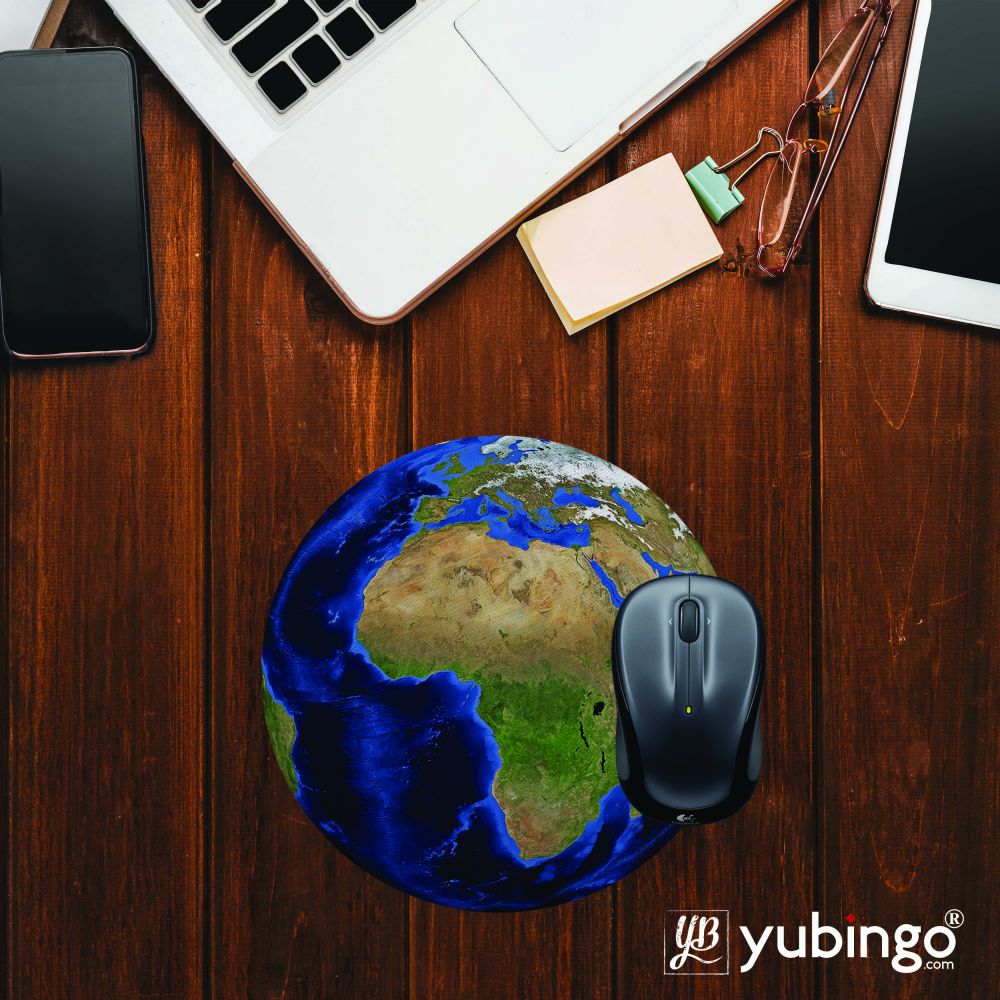 The World Mouse Pad (Round)-Image2