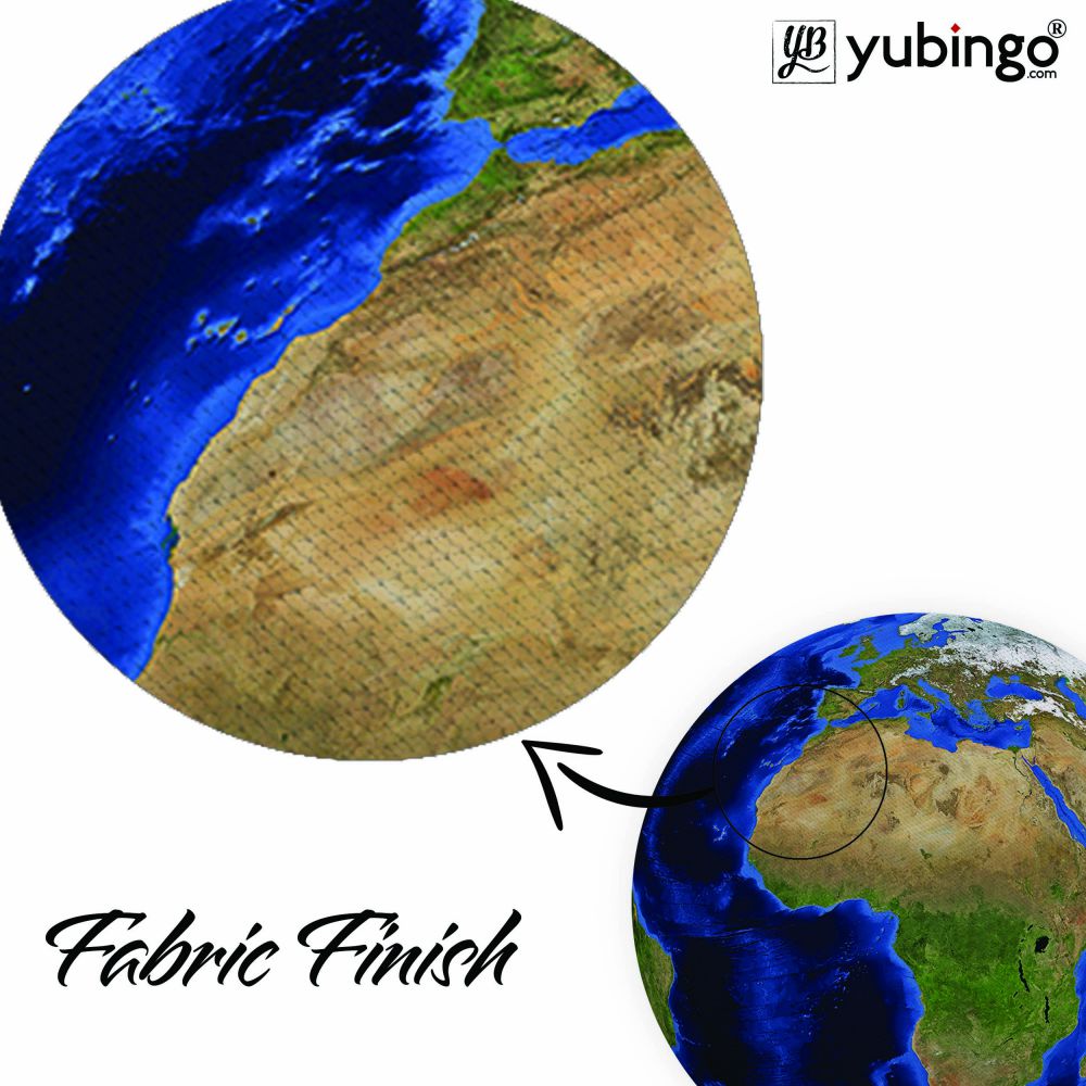 The World Mouse Pad (Round)-Image3