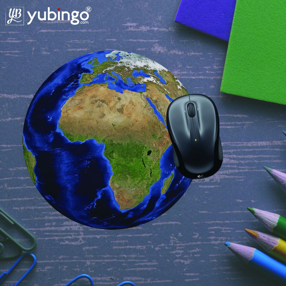 The World Mouse Pad (Round)-Image5