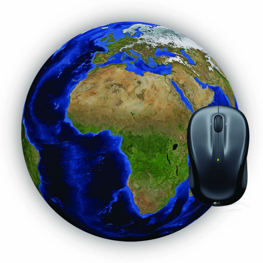 The World Mouse Pad (Round)