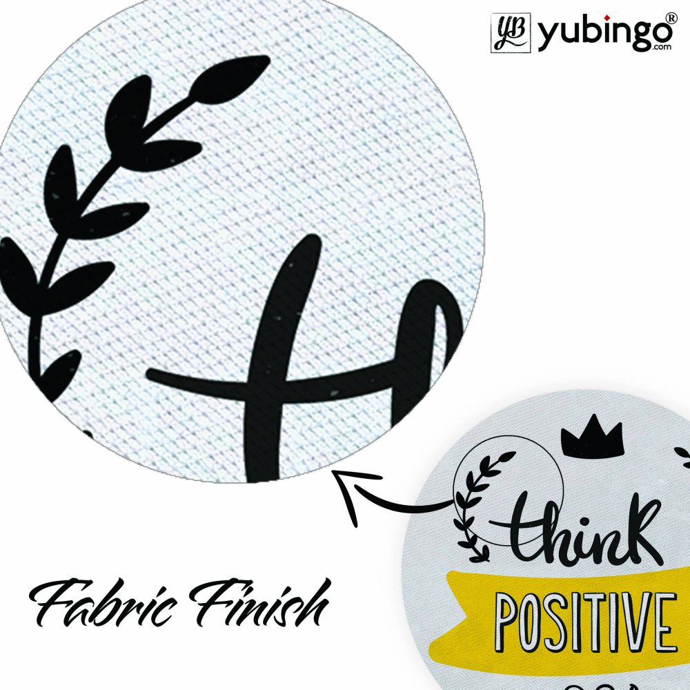 Think Positive Mouse Pad (Round)-Image3