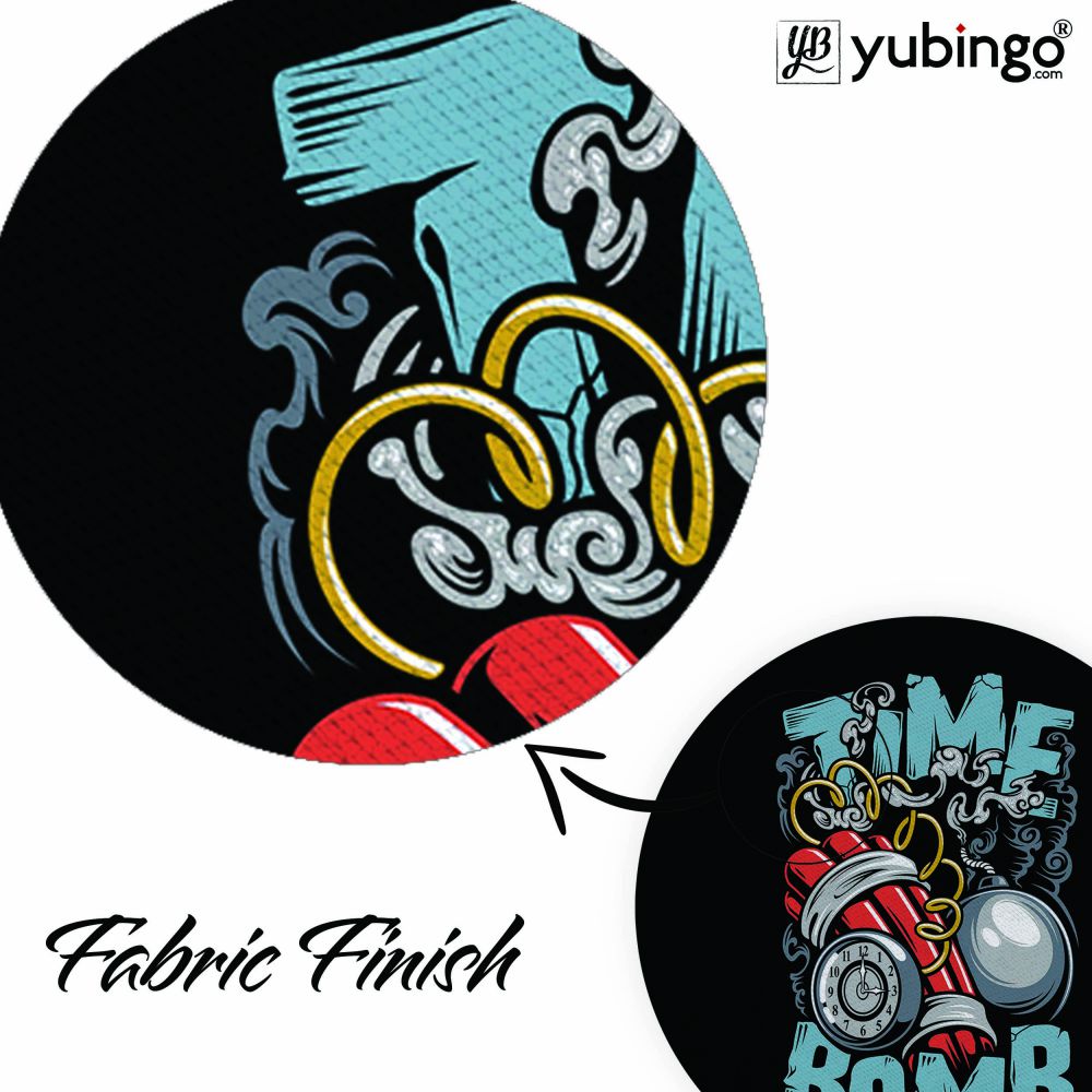 Time Bomb Mouse Pad (Round)-Image3