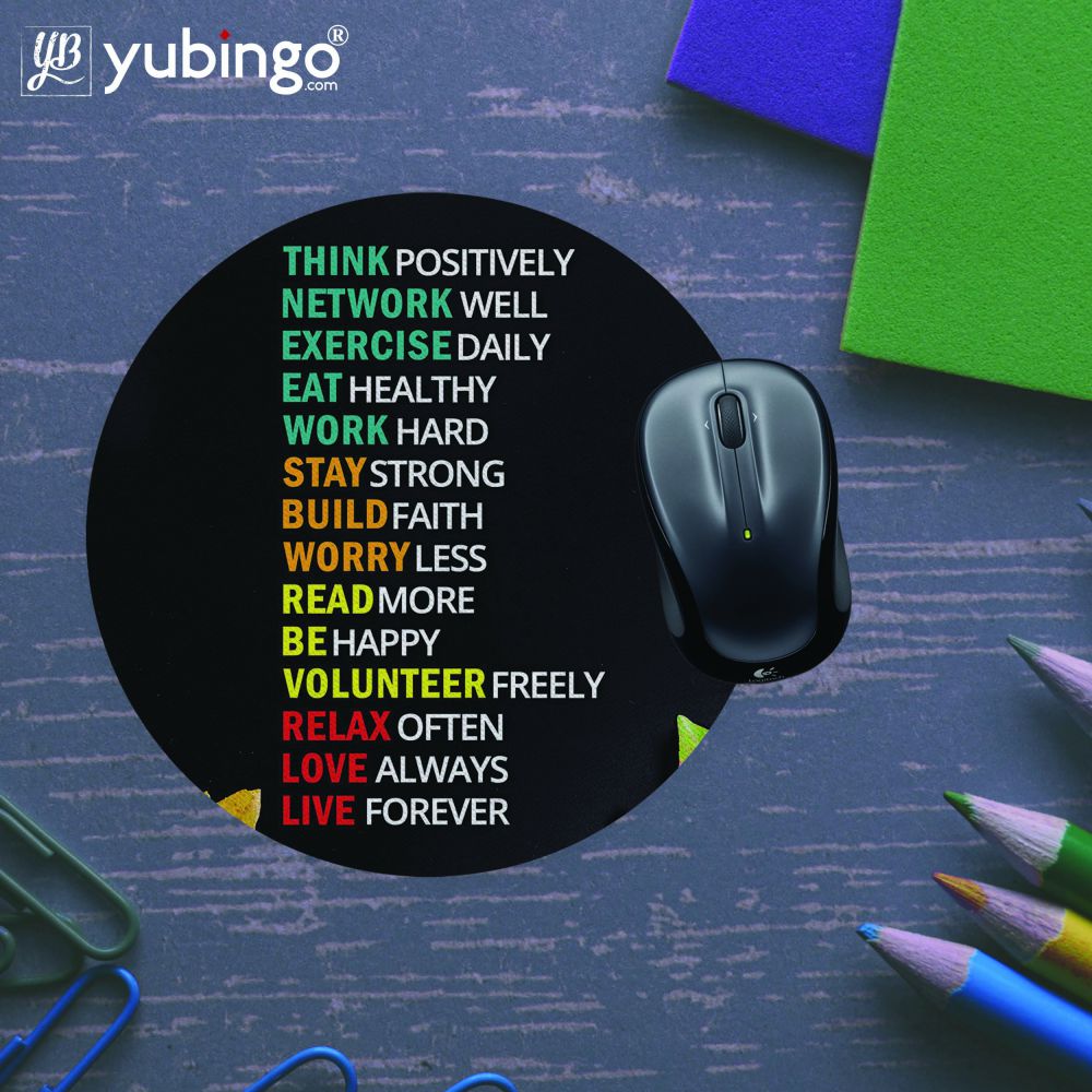 Tips For The Perfect Life Mouse Pad (Round)-Image5