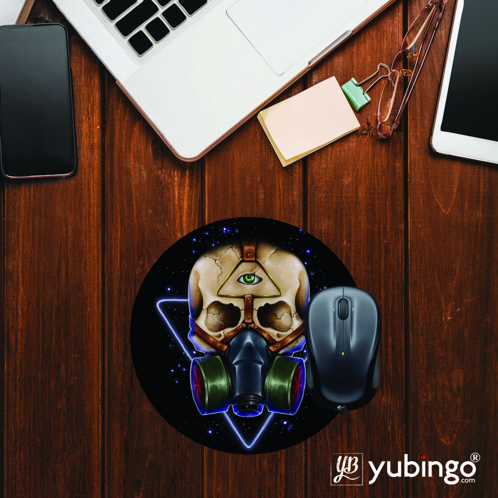 Toxic Galaxy Mouse Pad (Round)-Image2