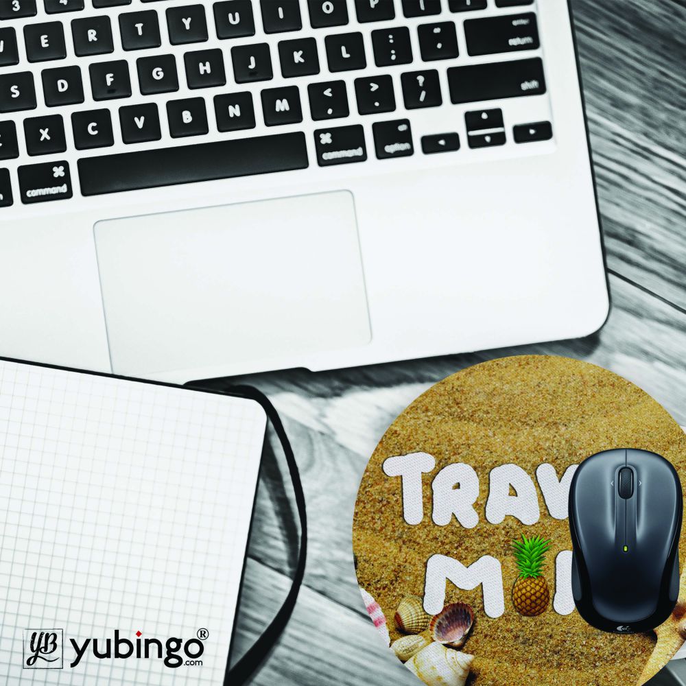 Travel More Mouse Pad (Round)-Image4