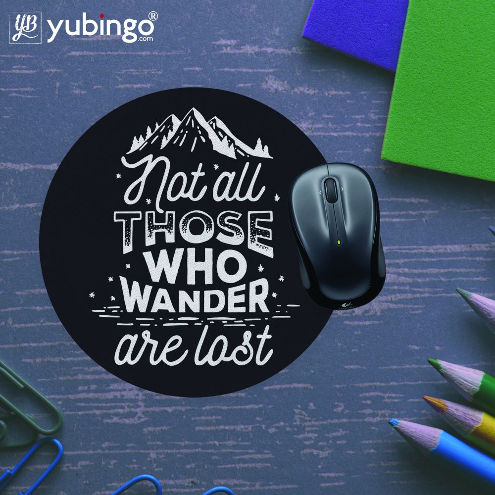 Travel Quote Mouse Pad (Round)-Image5