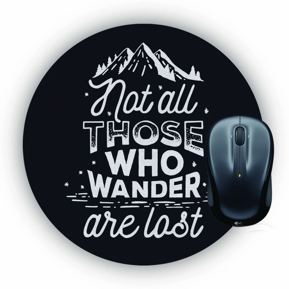 Travel Quote Mouse Pad (Round)