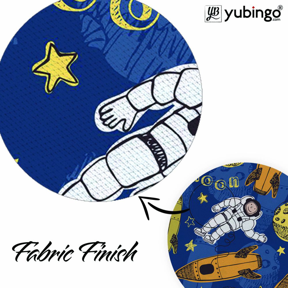 Travel To Moon Mouse Pad (Round)-Image3