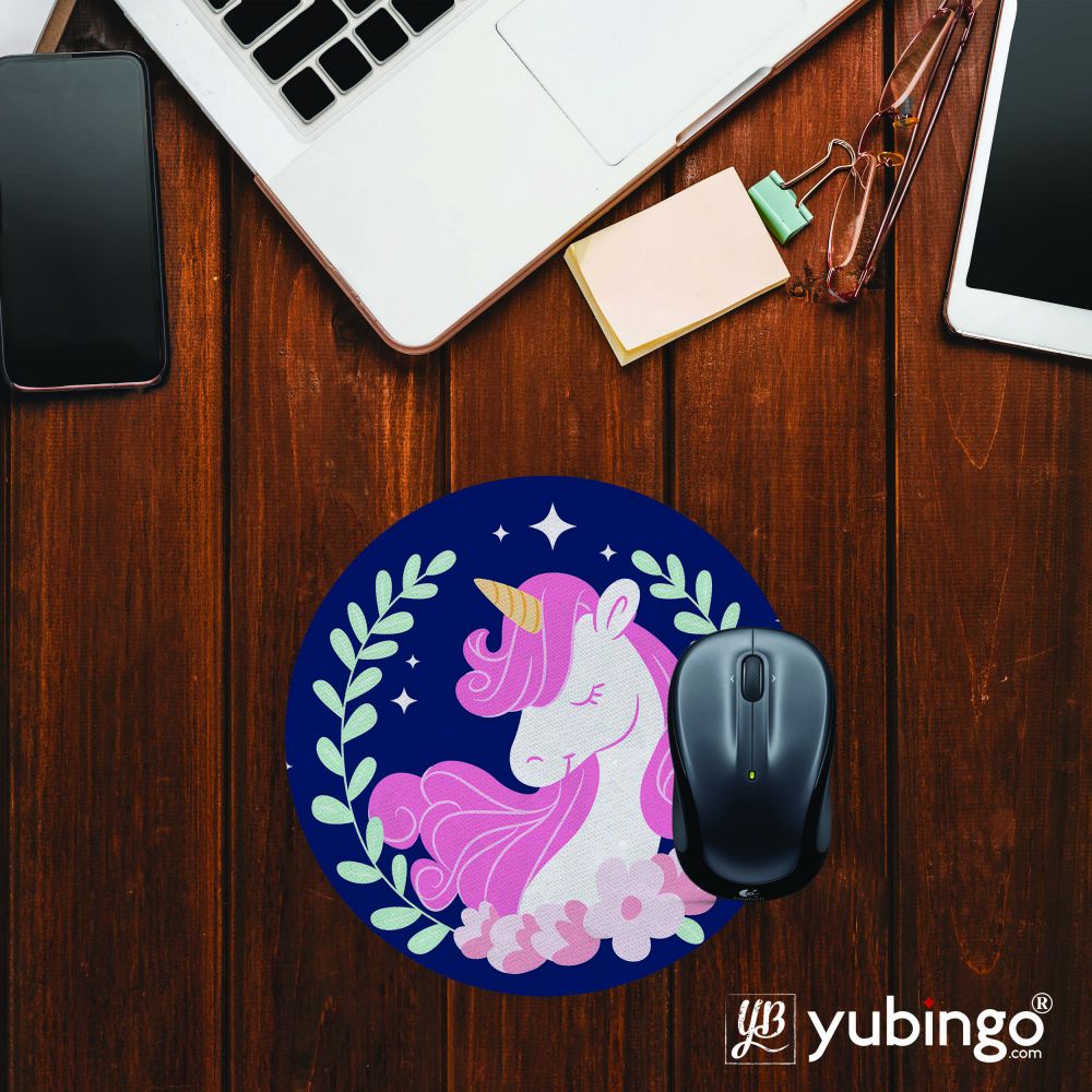 Unicorn Mouse Pad (Round)