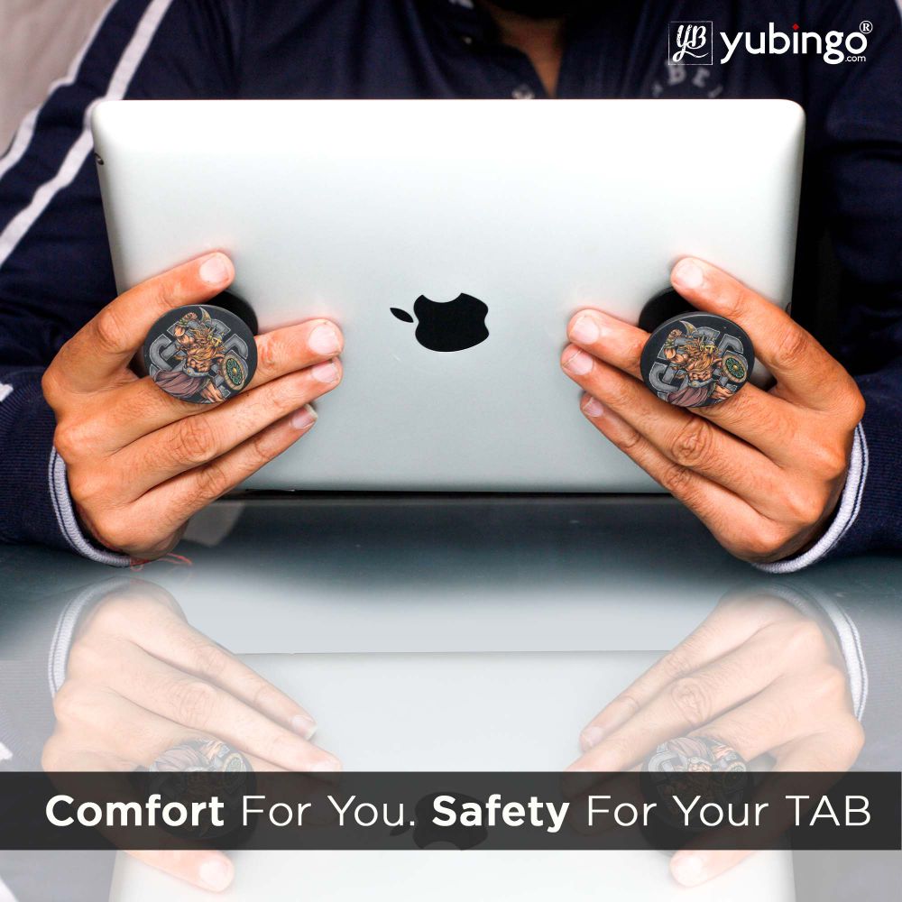 Viking Warrior Mobile Grip Stand (Black)-Image5