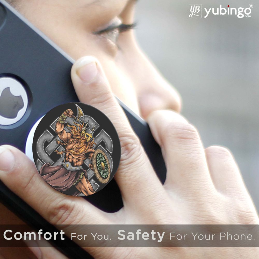 Viking Warrior Mobile Grip Stand (Black)-Image6