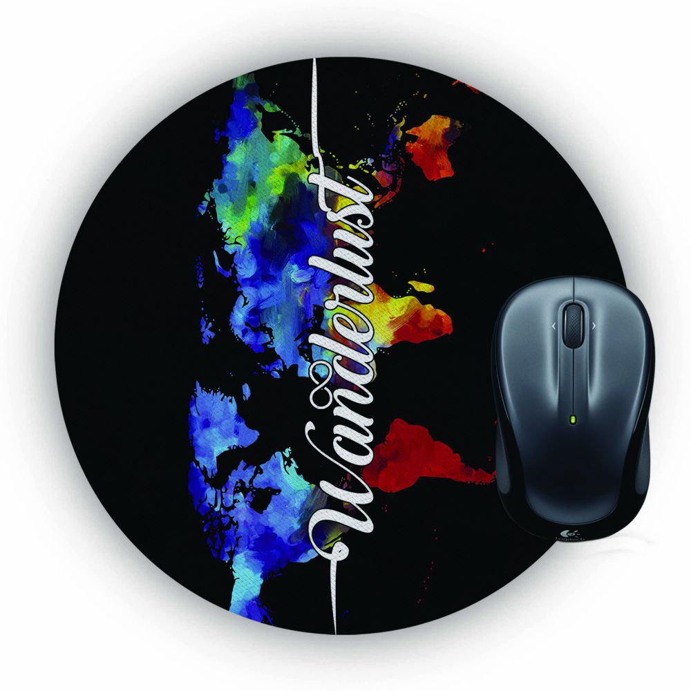 Wanderlust Mouse Pad (Round)