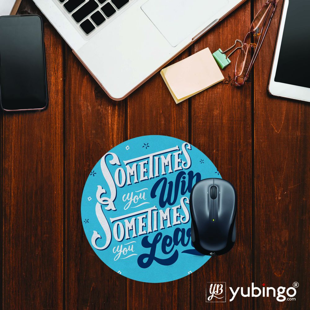 Win and Learn Mouse Pad (Round)