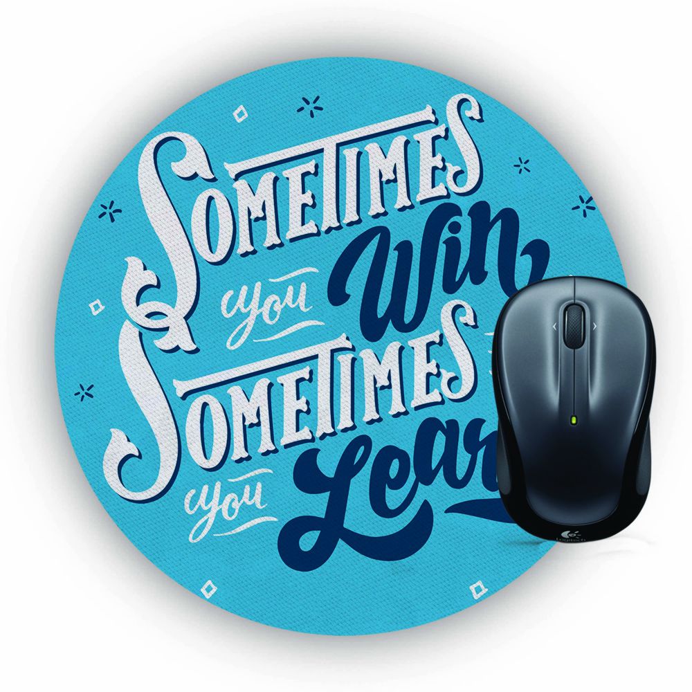 Win and Learn Mouse Pad (Round)