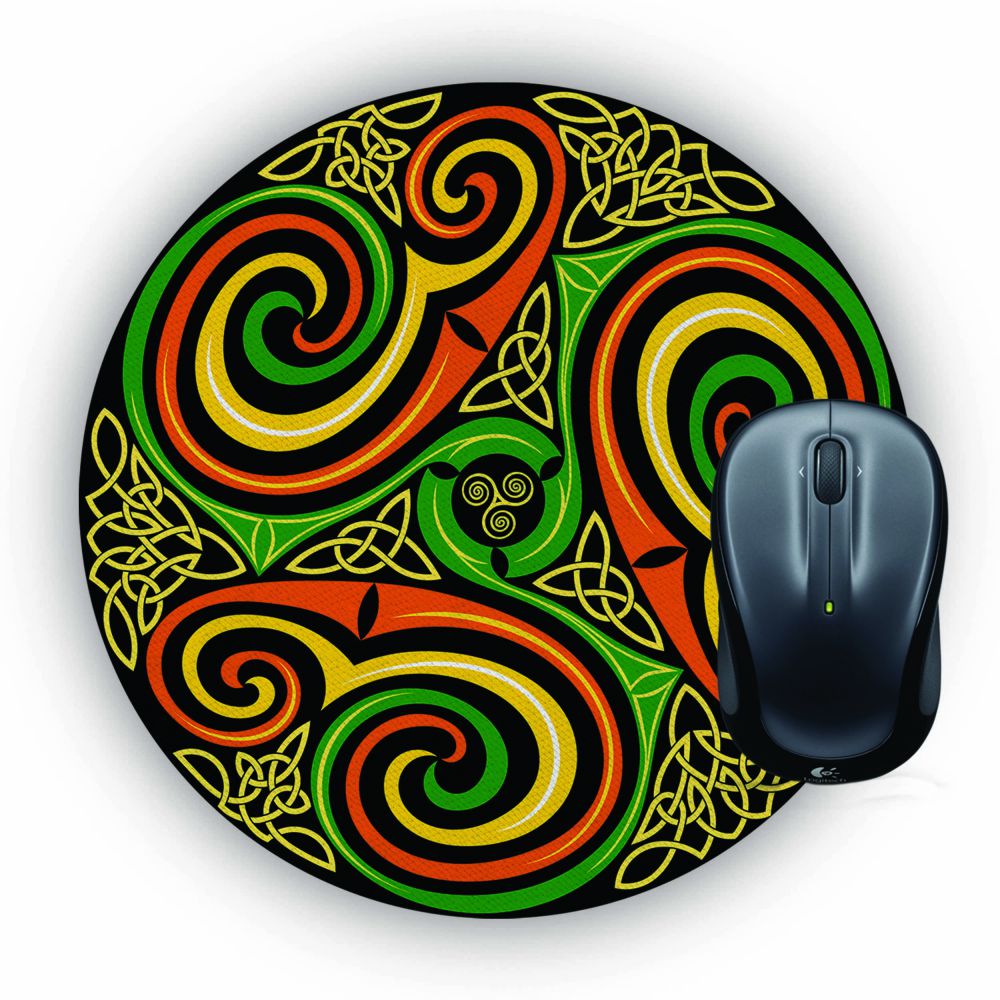 Wonder Pattern Mouse Pad (Round)