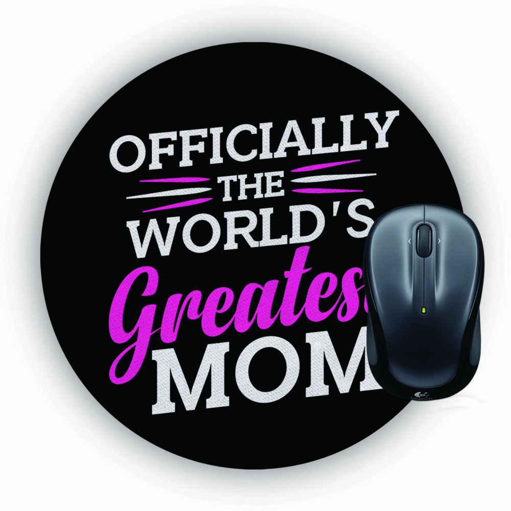 World's Greatest Mom Mouse Pad (Round)
