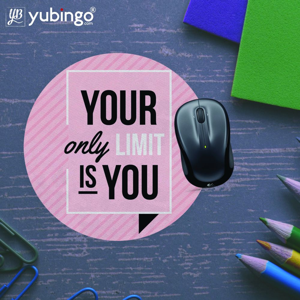 Your Only Limit is You Mouse Pad (Round)-Image5