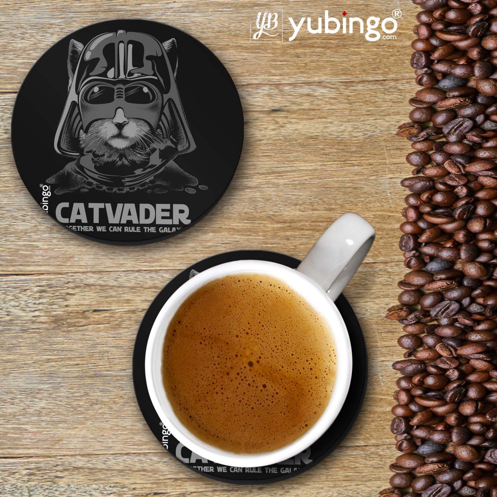 Cat Vader Coasters