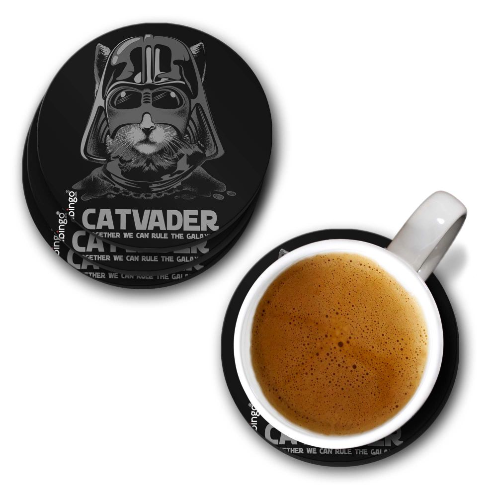 Cat Vader Coasters