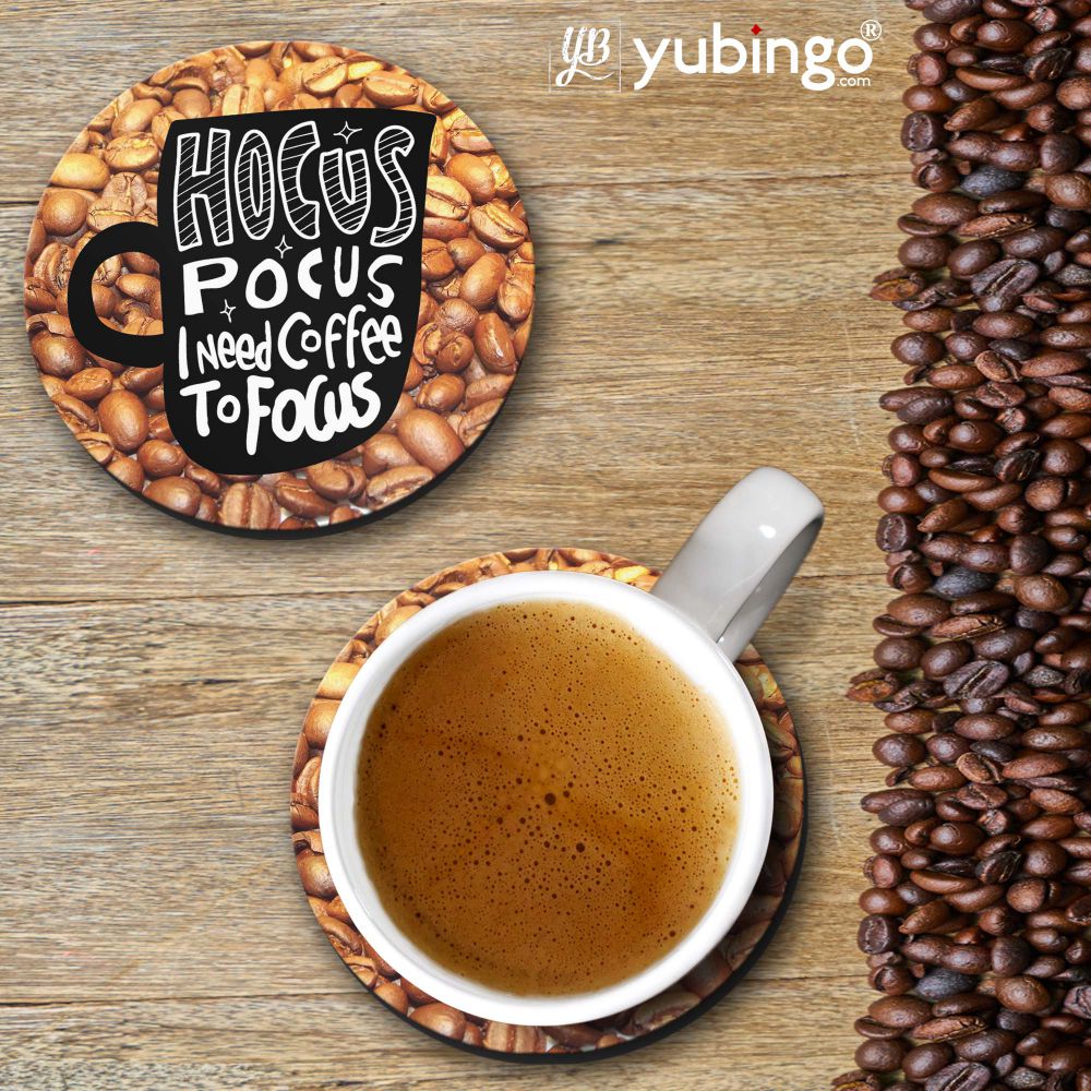 Coffee to Focus Coasters