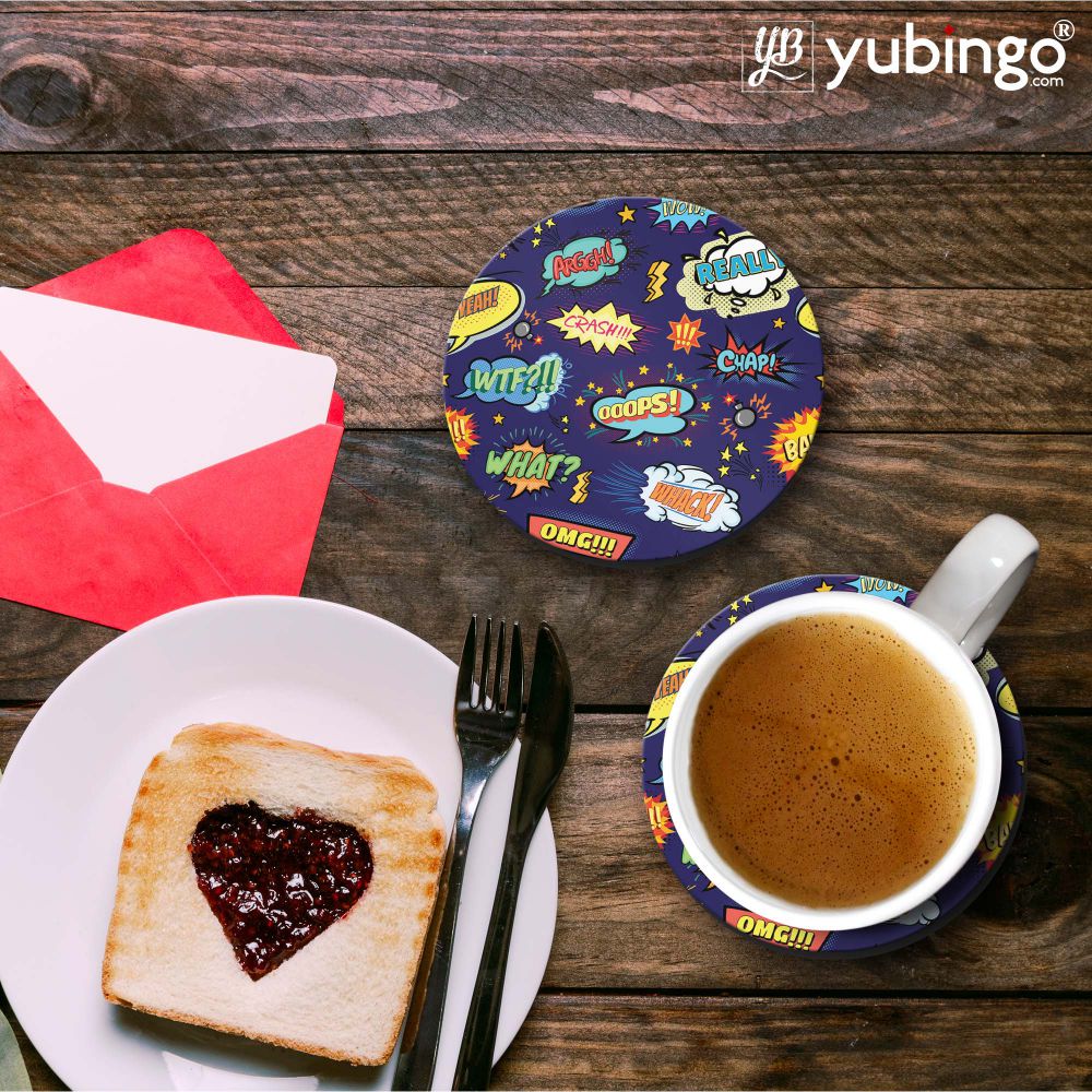 Comic Pattern Coasters-Image3