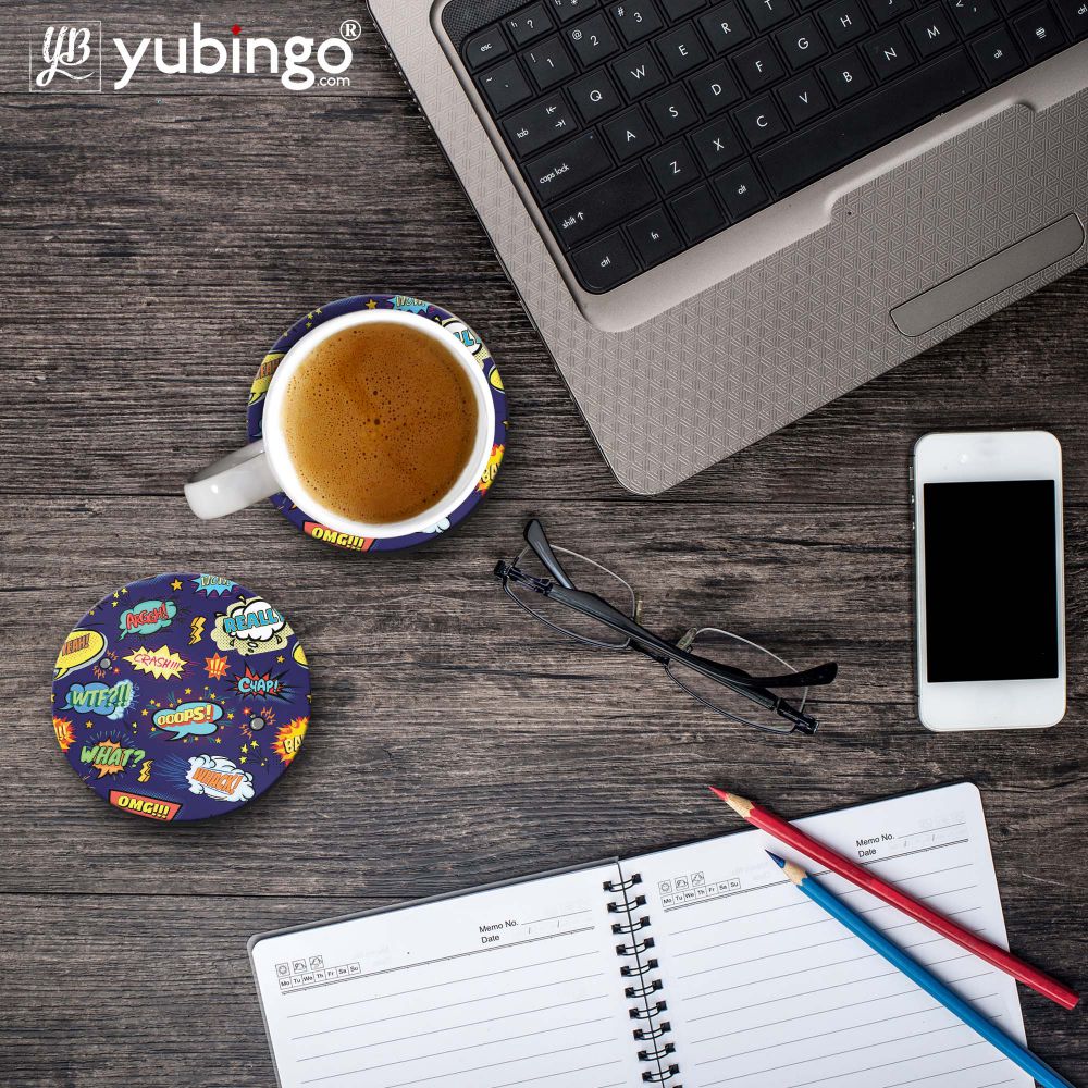 Comic Pattern Coasters-Image4