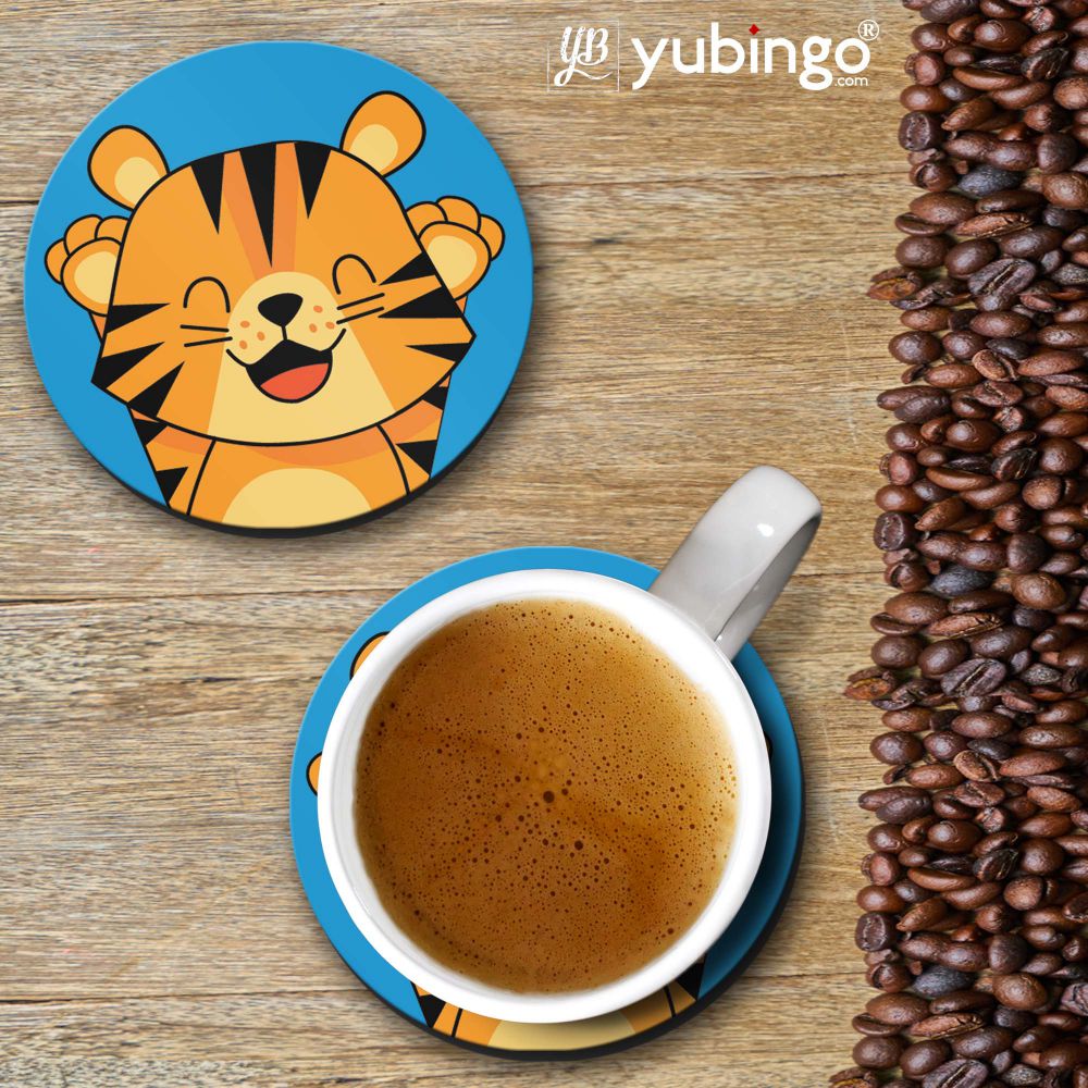 Comic Tiger Cub Coasters-Image2