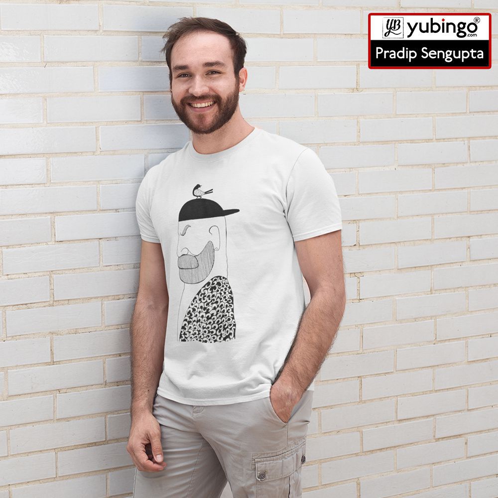 Common man Men T-Shirt-White