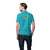 Reliance Green Customised Men's Polo Neck  T-Shirt - Back Print