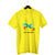 Yellow Customised Men's Polo Neck  T-Shirt - Front  Print