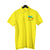 Yellow Customised Men's Polo Neck  T-Shirt - Front  Print