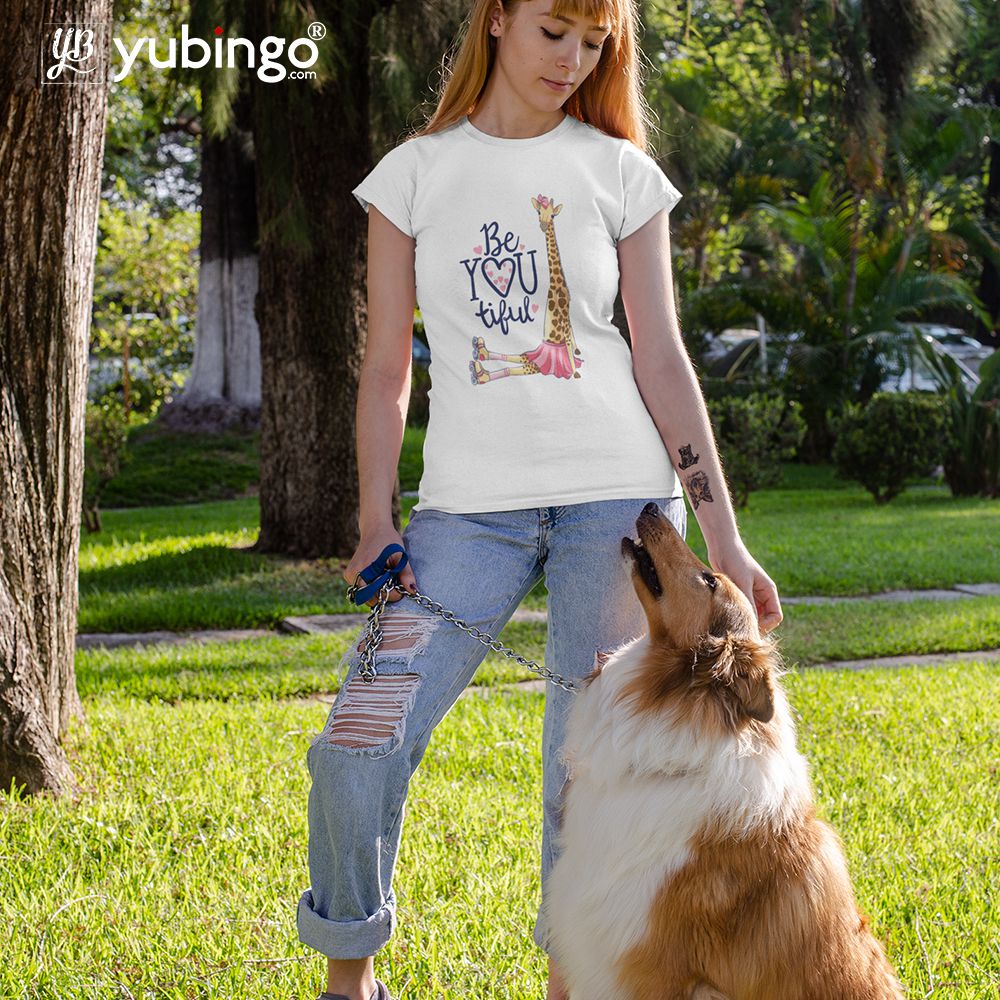 Cute Giraffe Women T-Shirt-image5