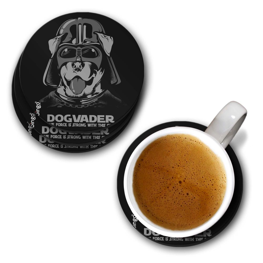 Dog Vader Coasters