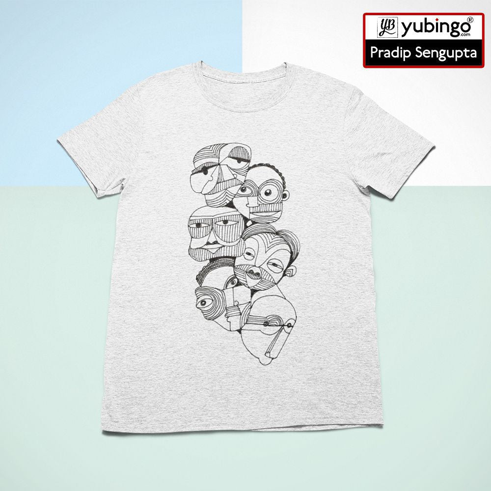 Face on face Men T-Shirt-image4