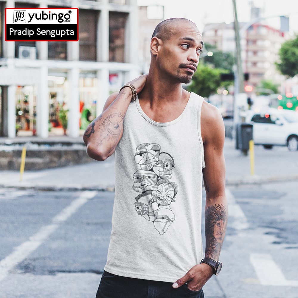 Face on face Tank Tops-image5