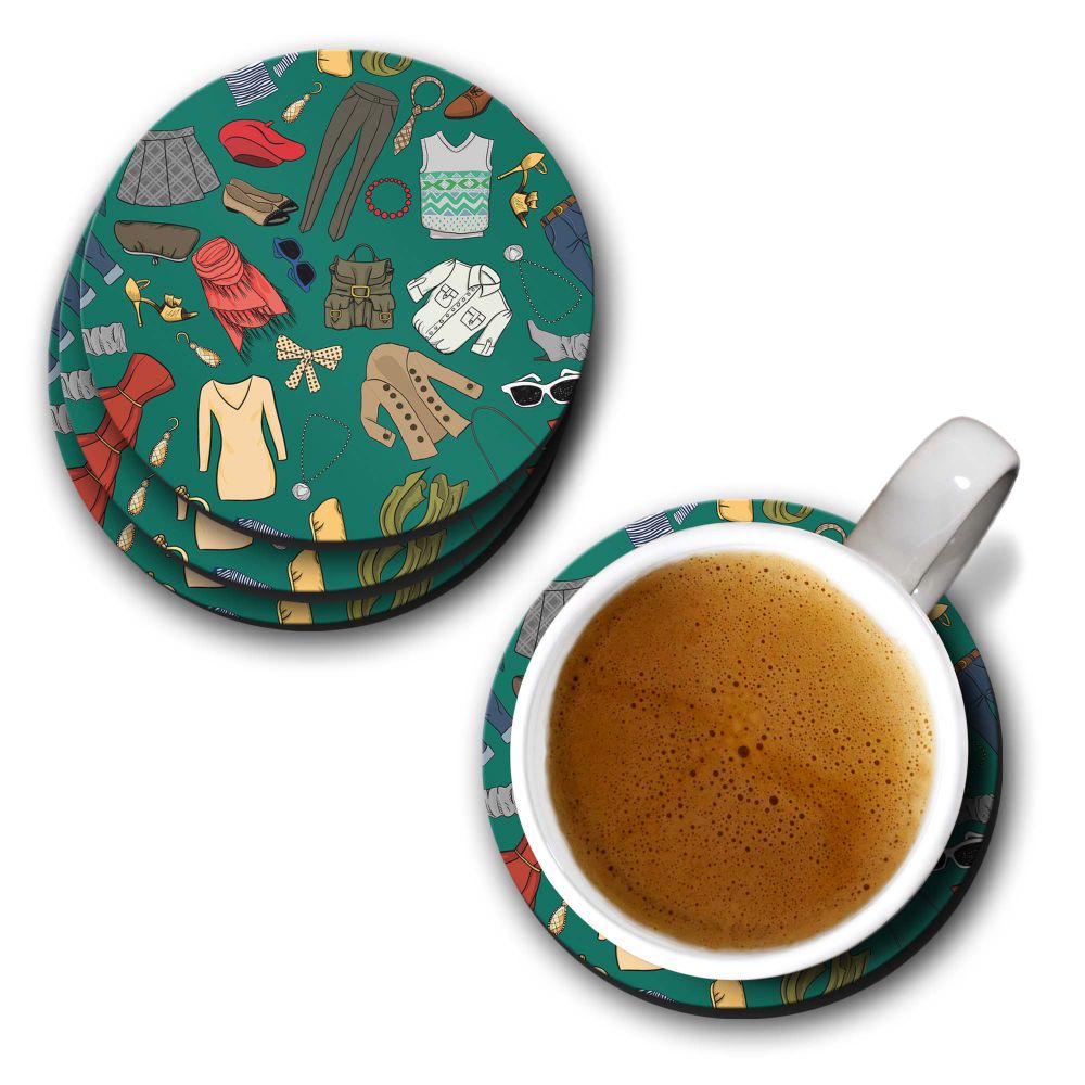 Girl Wardrobe Coasters
