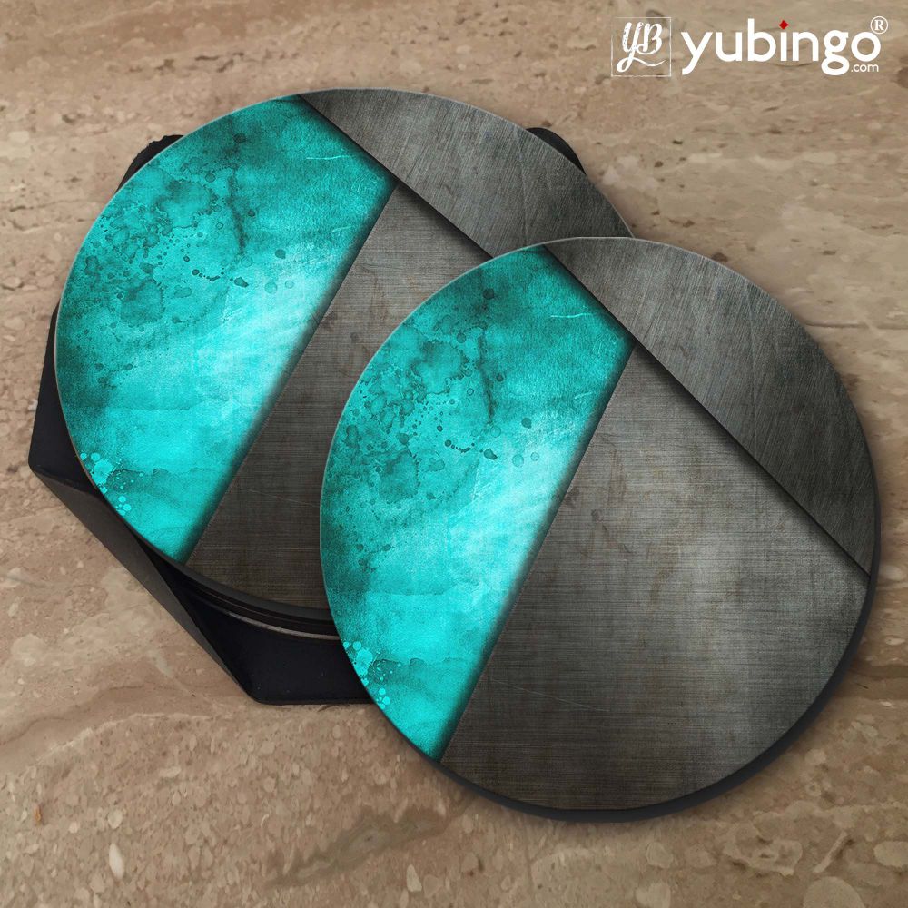 Grey and Green Coasters-Image5