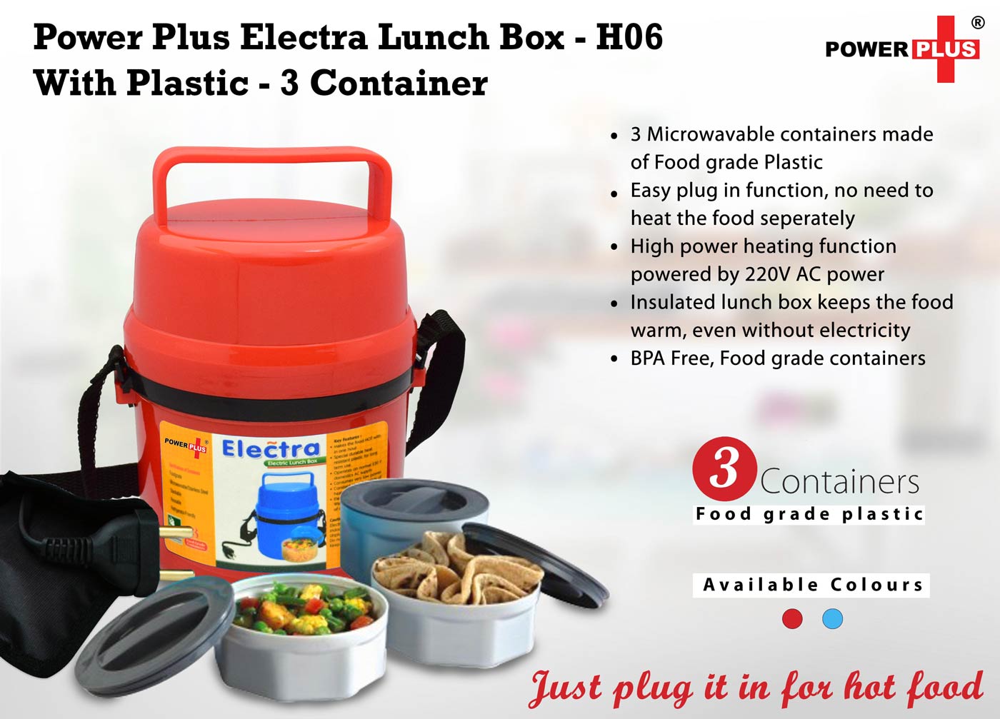 Keep Your Lunch Warm Anytime with our White Microwavable Lunch Box