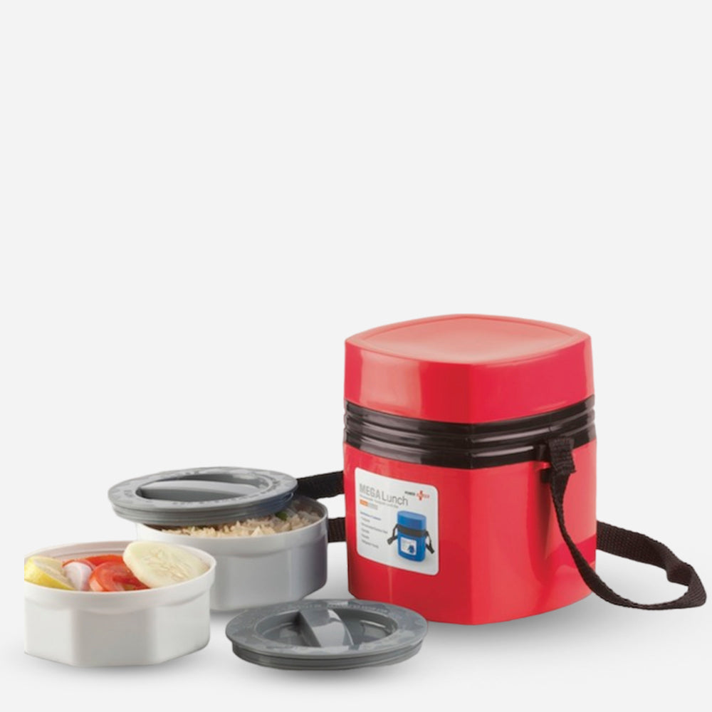 Upgrade Your Lunch Game with Power Plus Mega Lunch Box Microwaveable - 2 Box