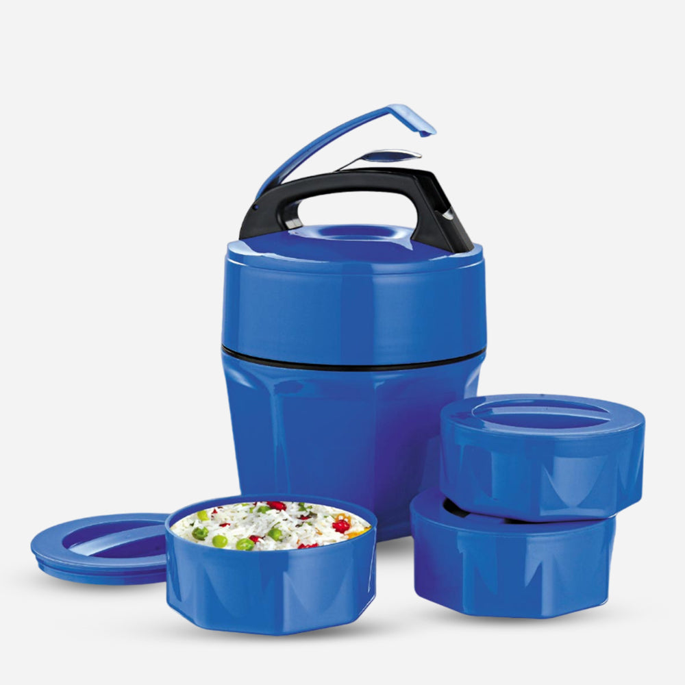 Octomeal Lunch Box - 3 Containers Plastic